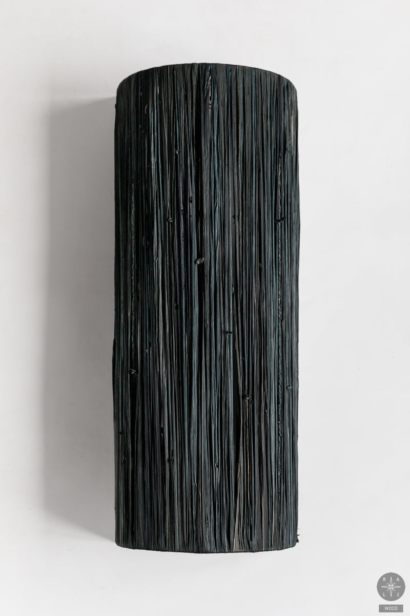 Sieninis šviestuvo gaubtas iš rafijos