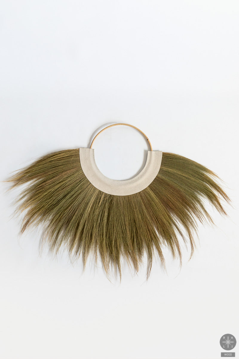 Sieninė dekoracija iš nendrių (alang alang)