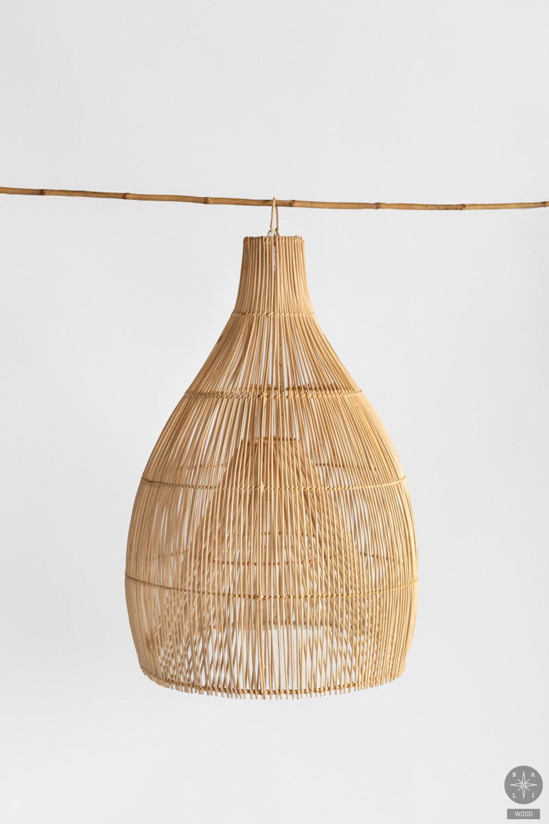 Šviestuvo gaubtas iš rotango