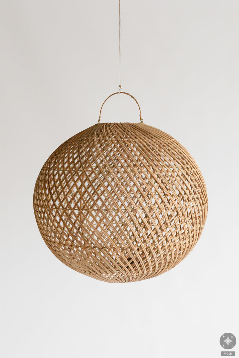 Iš Rotango Šviestuvo gaubtas iš rotango | Bali Wood