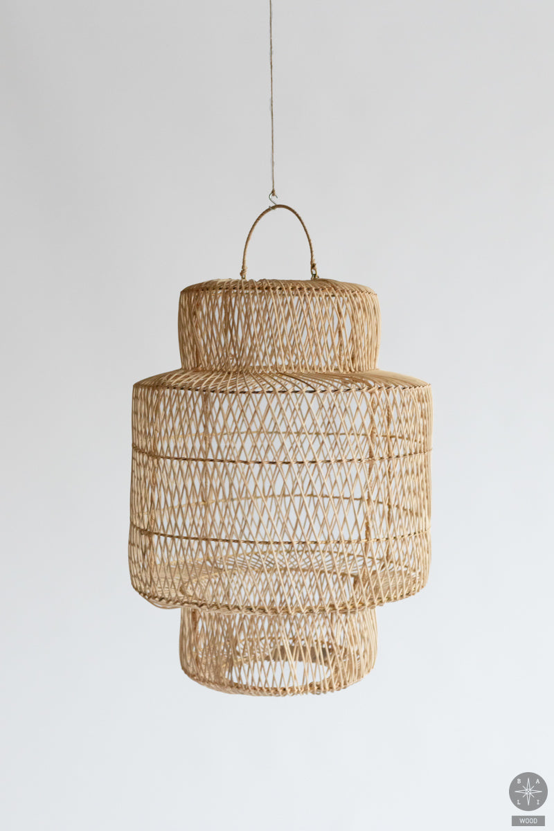 Šviestuvo gaubtas iš rotango