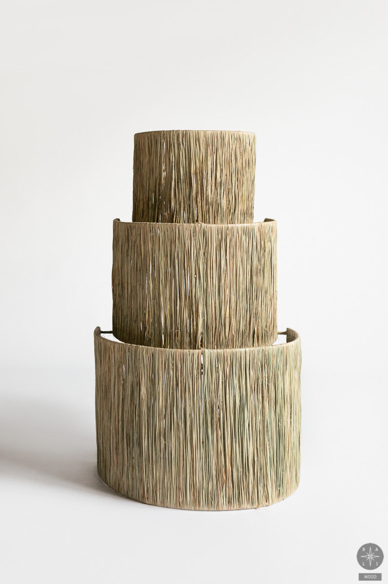 Sieninis šviestuvo gaubtas iš jūržolės