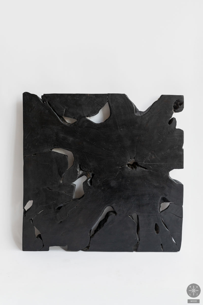 Sienos dekoracija iš tikmedžio šaknies