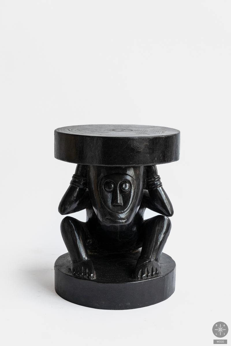 Primitive art tikmedžio staliukas