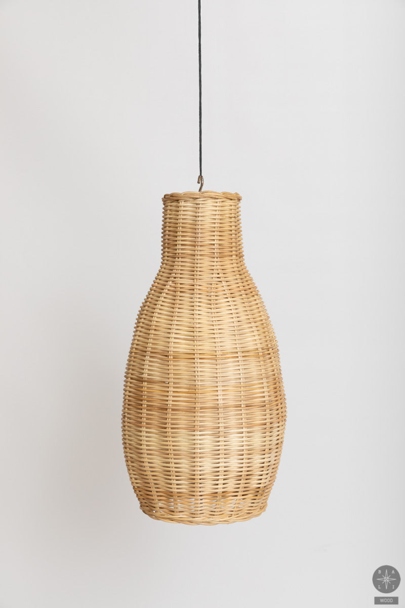 Šviestuvo gaubtas iš rotango