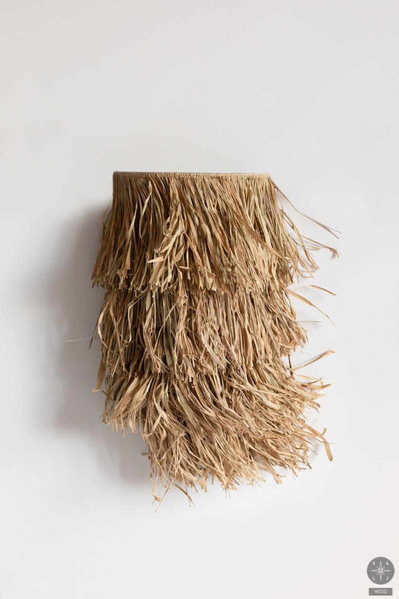 Sieninis šviestuvo gaubtas iš jūržolės