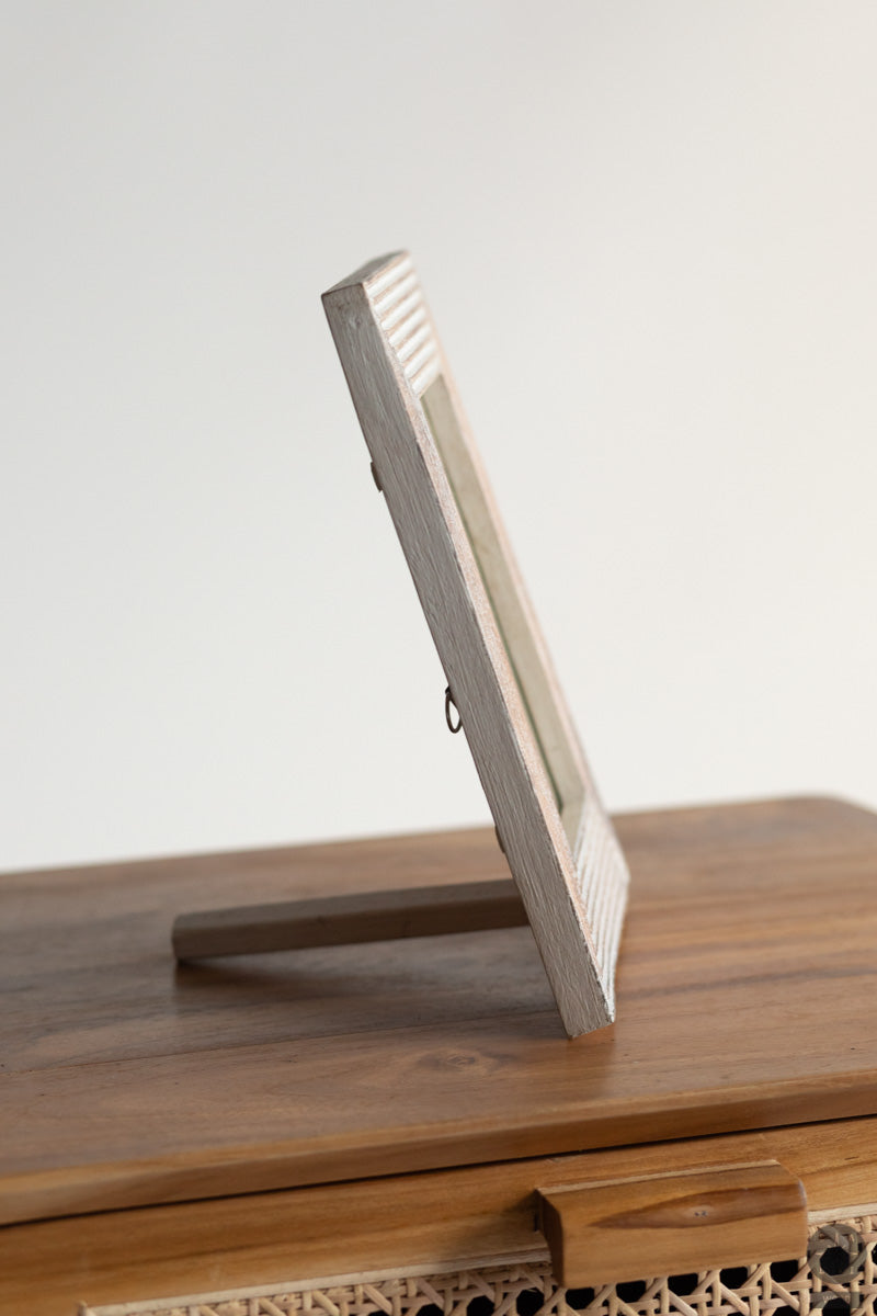 Nuotraukų rėmelis iš balinto medžio