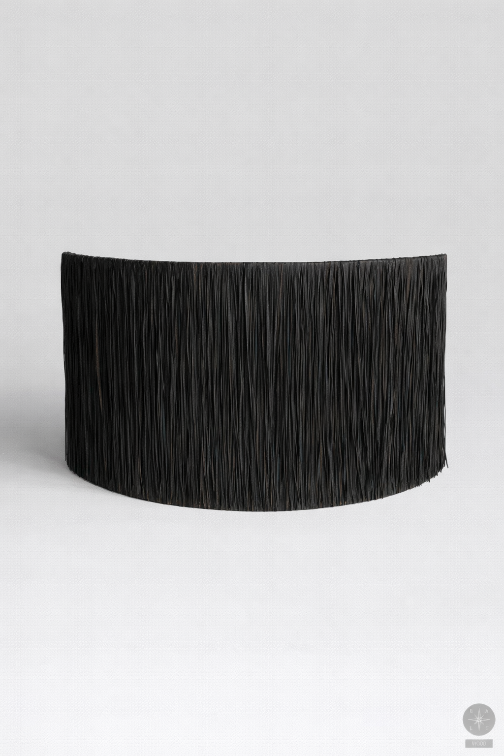 Sieninis šviestuvo gaubtas iš rafijos