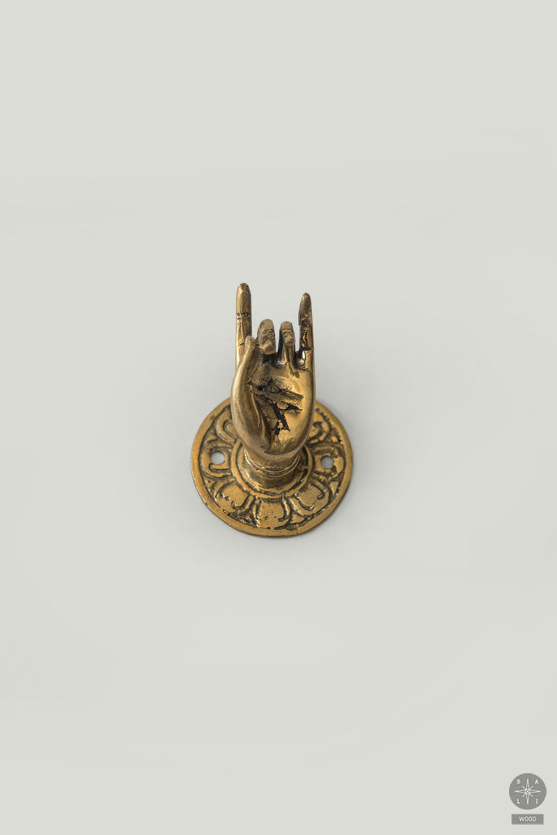 Žalvario rankenėlė 'Namaste'