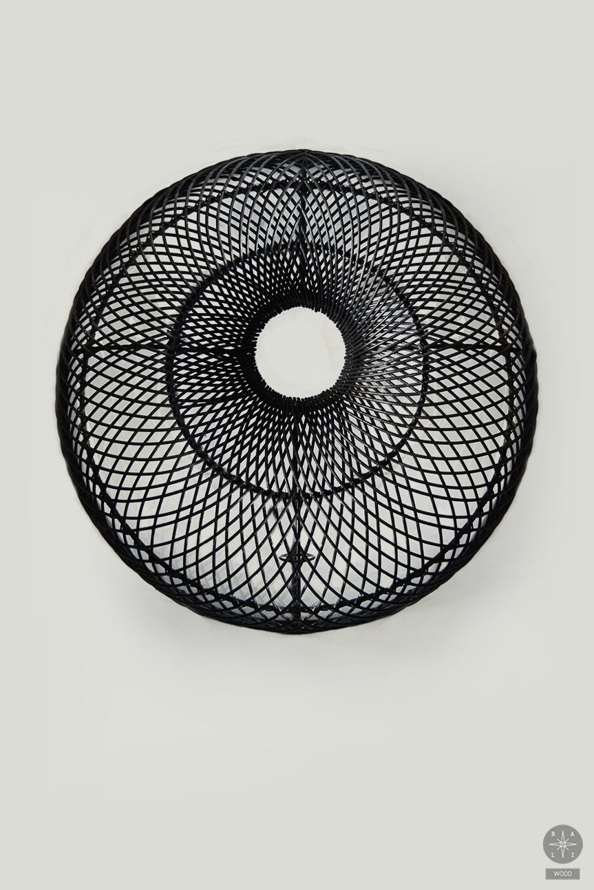 Sieninis šviestuvo gaubtas iš rotango (prekė brokuota)