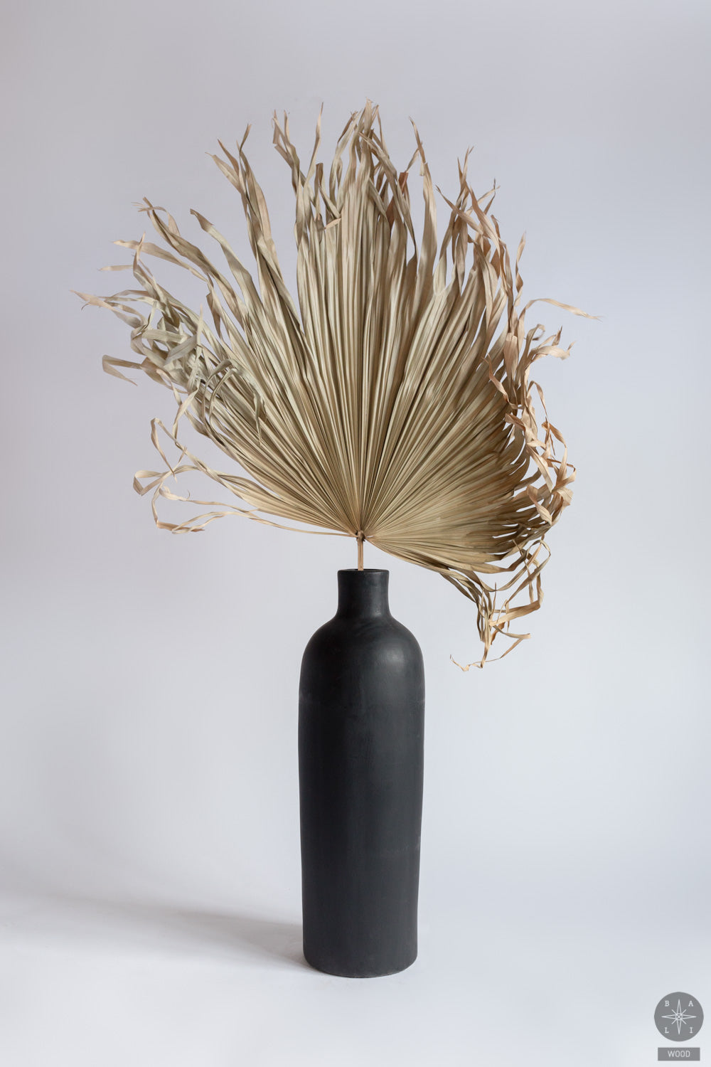 Sausa dekoracija iš palmės lapų