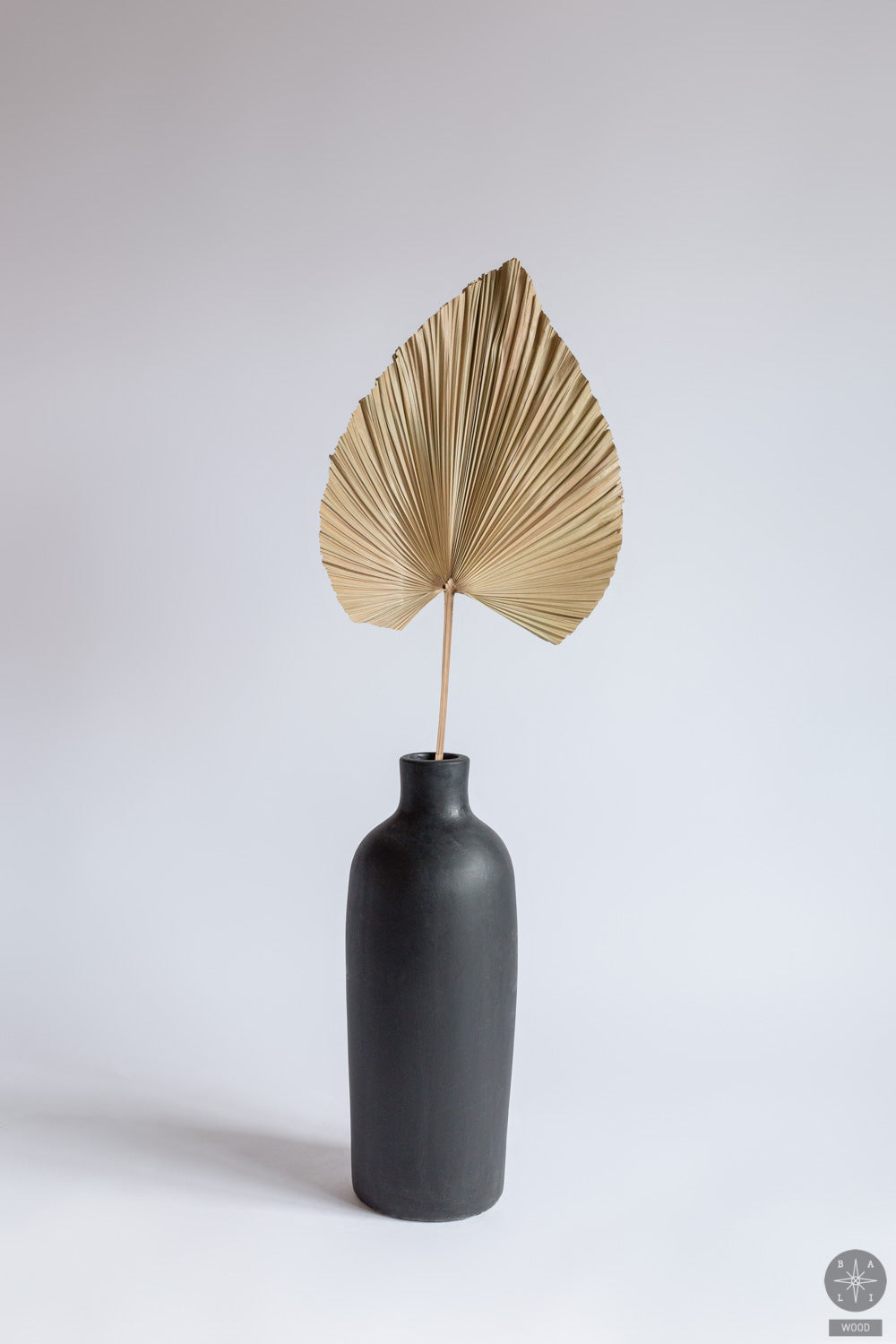 Sausa dekoracija iš palmės lapų