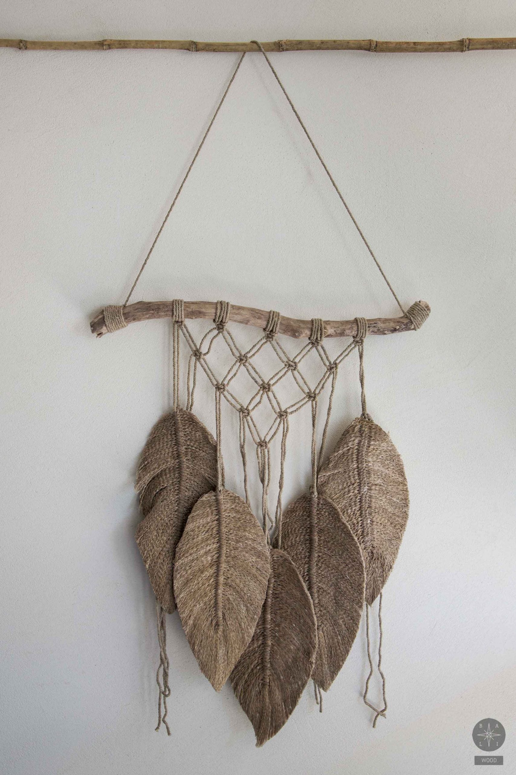 Sieninė dekoracija iš medvilnės