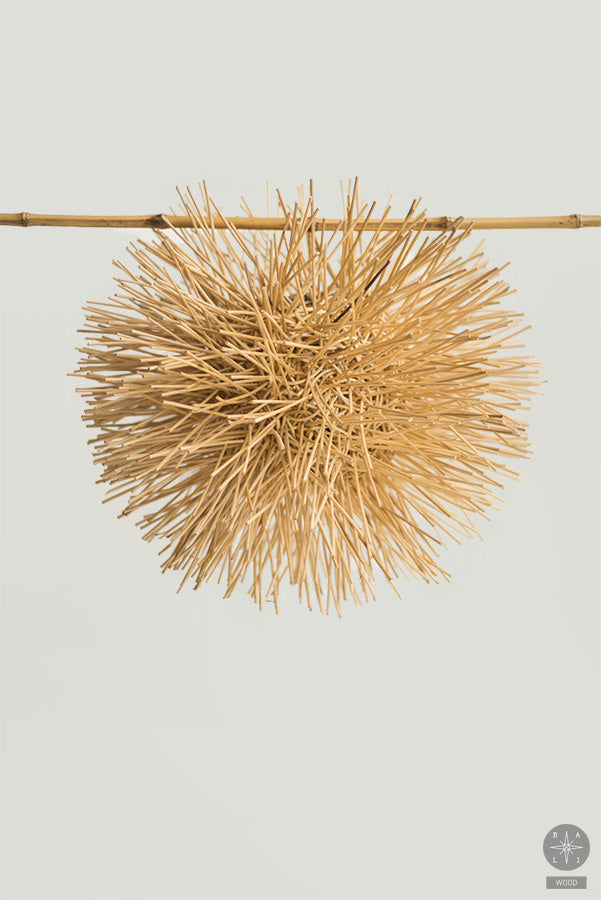 Šviestuvo gaubtas iš rotango